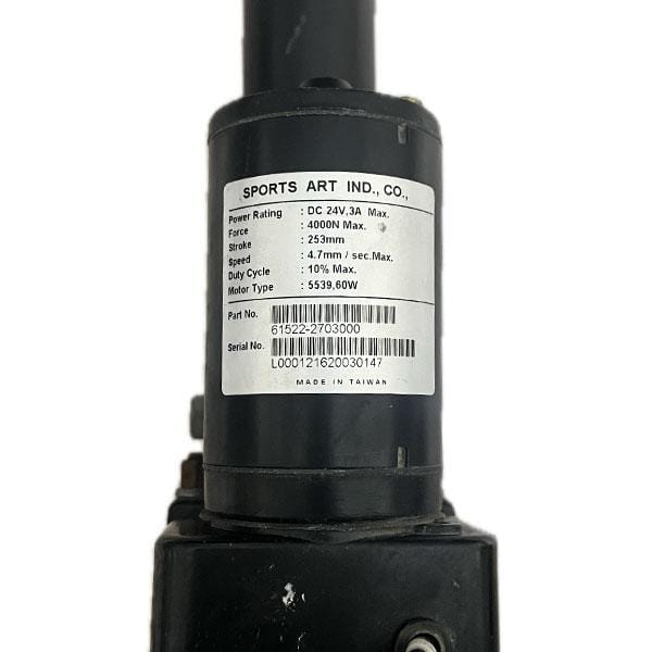 جک برقی 24 ولت (اکچیوتور برقی) 4000 نیوتن کورس 25.3 سانت سرعت 4.7 mm/s موتور (5539.60W)